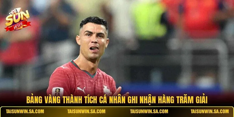Bảng vàng thành tích cá nhân ghi nhận hàng trăm giải